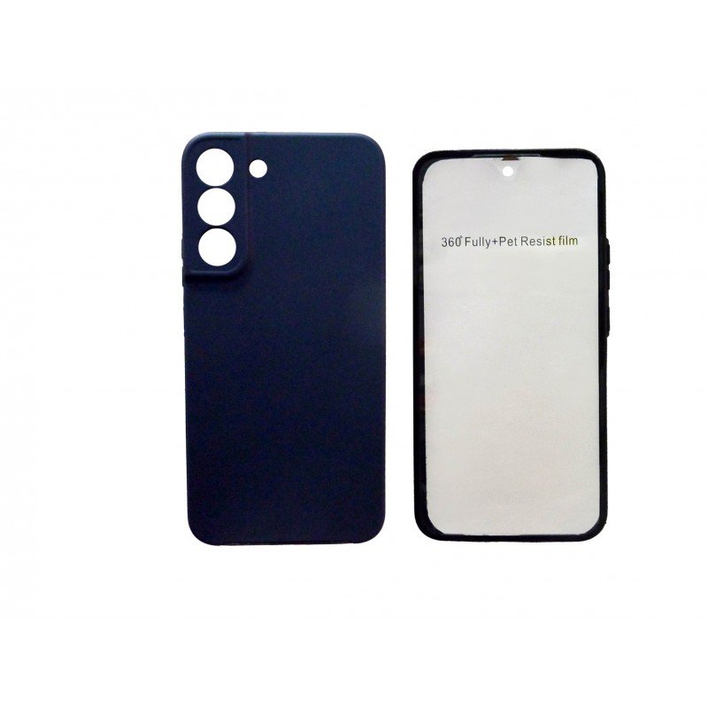 Oem Θήκη 360° Full Cover Σιλικόνης Για Samsung Galaxy A12 / M12 / F12  Μαύρο