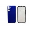 Oem Θήκη 360° Full Cover Σιλικόνης Για Samsung Galaxy S23 5G Μπλε