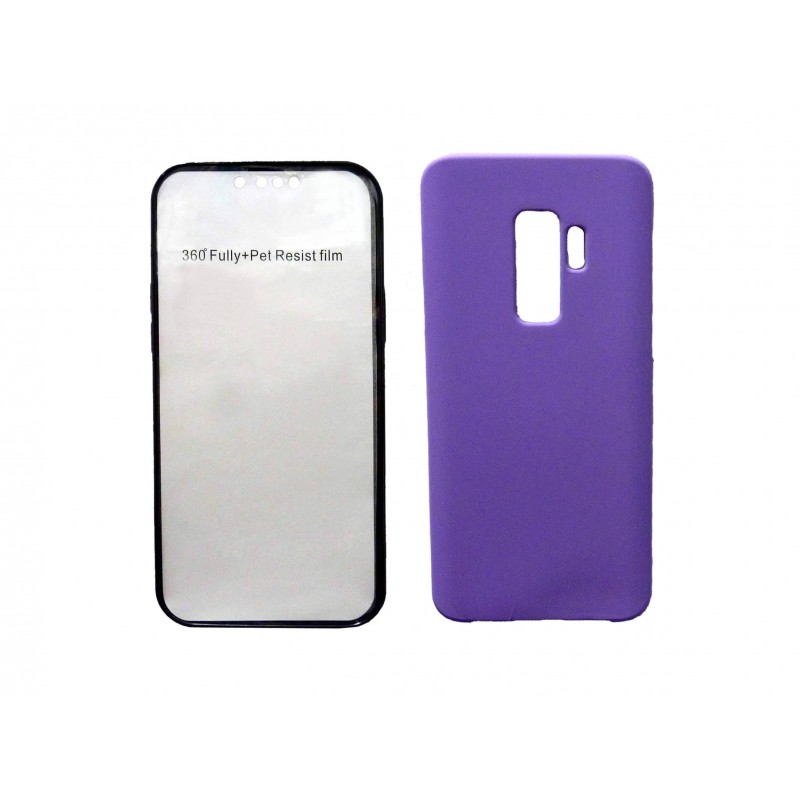 Oem Θήκη 360° Full Cover Σιλικόνης ΓΙΑ Samsung Galaxy S9 Μωβ