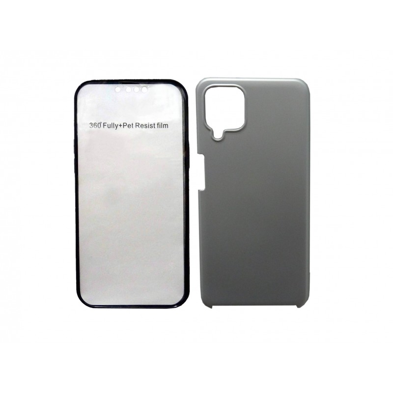 Oem Θήκη 360° Full Cover Σιλικόνης Για Apple iPhone 14 6.1" Ασημί