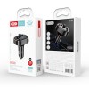 XO Transmiter FM BCC03 Bluetooth MP3 car charger 18W Μαύρο