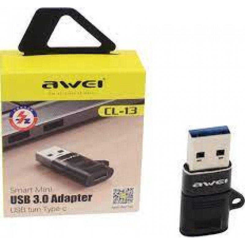 Awei CL-13 Smart Mini USB 3.0 Adapter Σε Θηλυκό Type-C