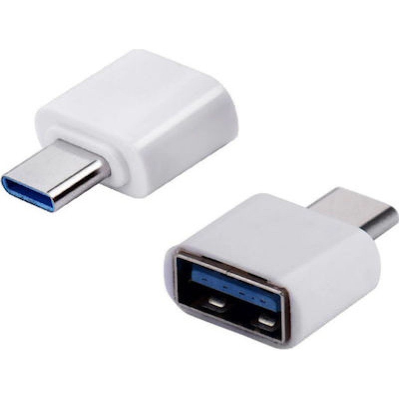 Oem USB Type C σε USB OTG Αντάπτορας Άσπρο