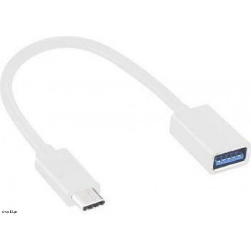 Oem USB Type C σε USB OTG Αντάπτορας Άσπρο