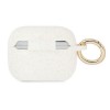 Guess case for AirPods Pro GUAPSGGEH white Silicone Glitter