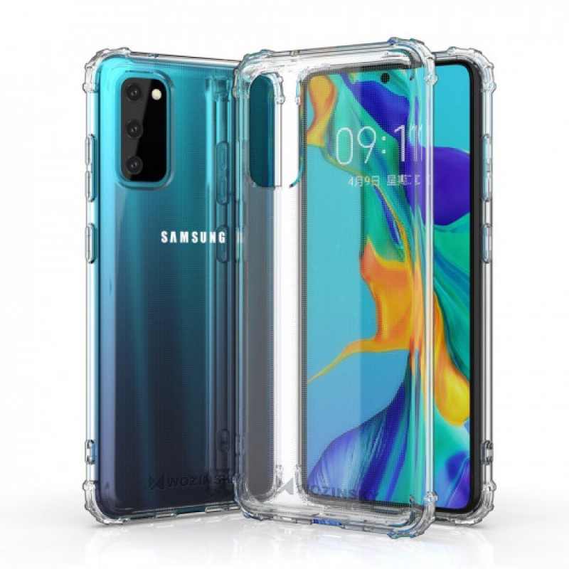 OEM Θήκη Σιλικόνης Anti Shock (1.5mm) Για Samsung Galaxy A41  Διάφανο