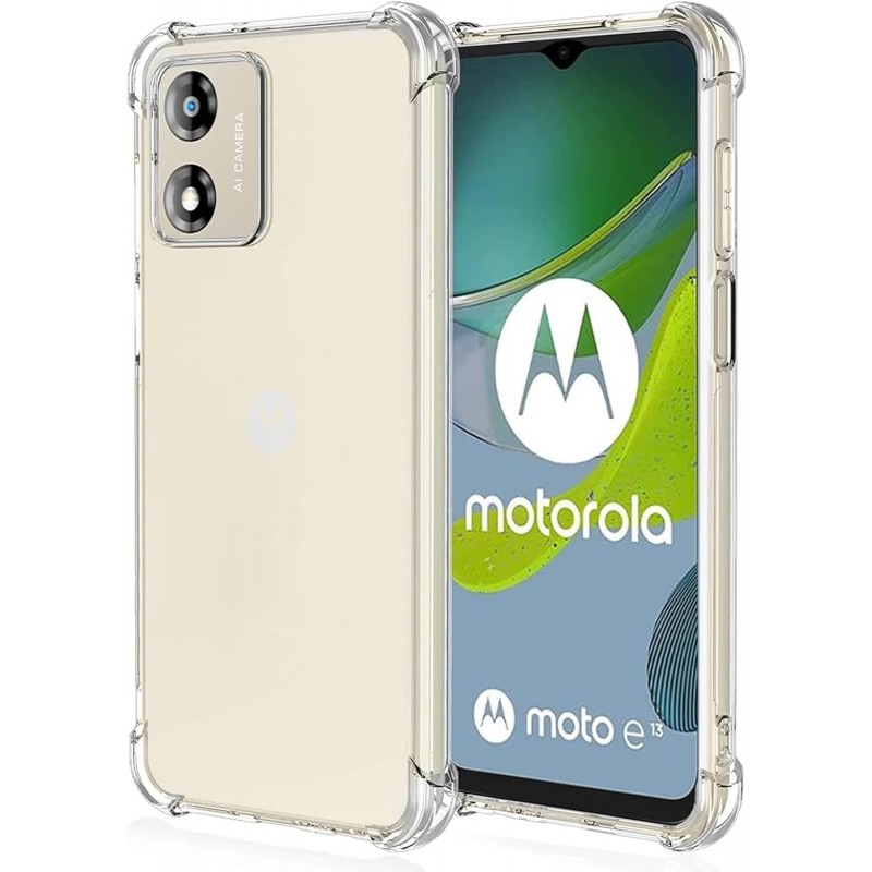 Oem Θήκη Σιλικόνης Anti Shock 1.5mm Για Motorola Moto E13 Διάφανο