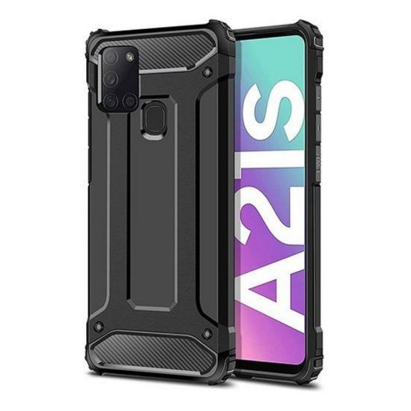 Forcell Θήκη Armor Back Cover Για Samsung Galaxy A21s Μαύρο