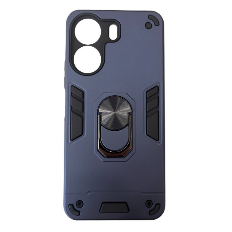 Oem Θήκη Armor Με Ring Stand TPU Case Για Xiaomi Redmi 13C Μπλε