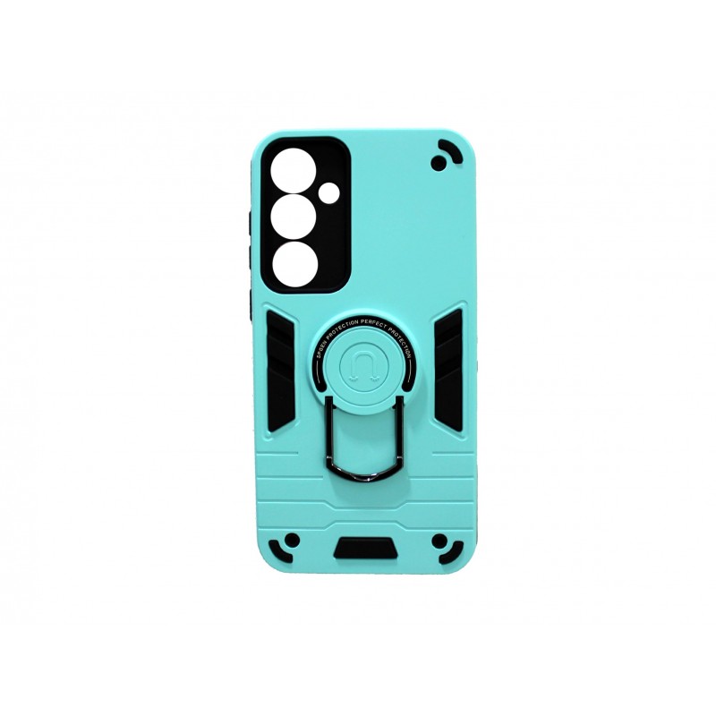 Oem Θήκη Armor Με Stand TPU Case Για Samsung Galaxy A55 5G Τιρκουάζ