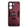 Oem Θήκη Armor Με Ring Stand TPU Case Για Xiaomi Redmi 13C Μπορντό