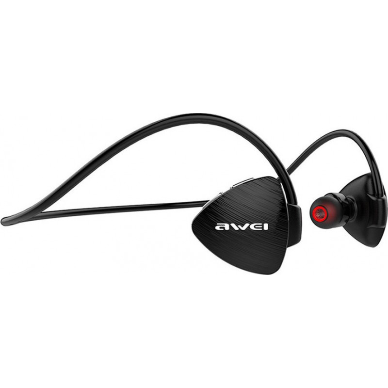 Awei A847BL In-ear Bluetooth Sports Headset Με Αντοχή Στον Ιδρώτα Μαύρο 