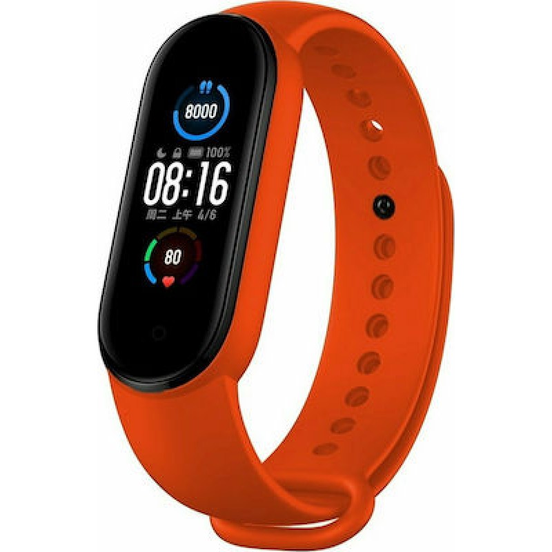 Oem Λουράκι Σιλικόνης Για Xiaomi Mi Band 8 Κόκκινο