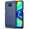 Θήκη Σιλικόνης Carbon Για  Xiaomi Redmi Note 9 Pro / Redmi Note 9s / Note 9 Pro Max  Μπλε