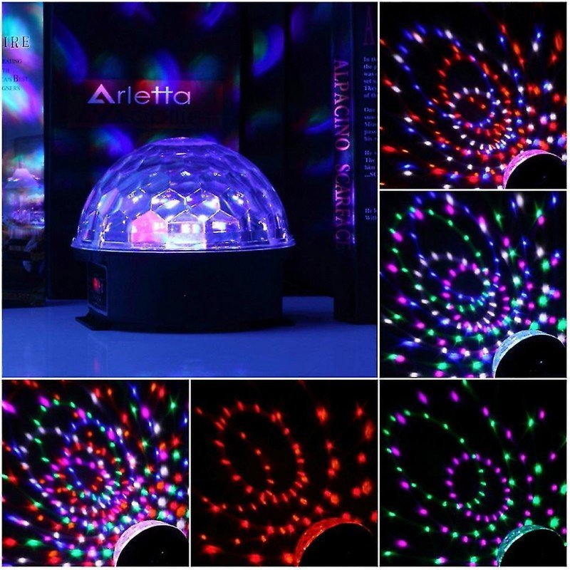 Oem Φωτιζόμενη Nτισκομπάλα Crystal Magic Ball Light Bluetooth LED RGB