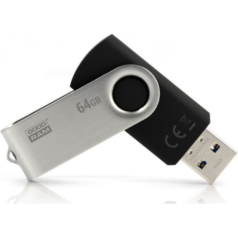  Goodram USB flash drive 64GB Twister Μαύρo