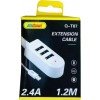 Andowl Extension Cable Q-T87 Usb Hub 3 Ports 