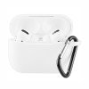 Oem Θήκη Σιλικόνης Με Γάντζο Για Apple Airpods 3 Άσπρο