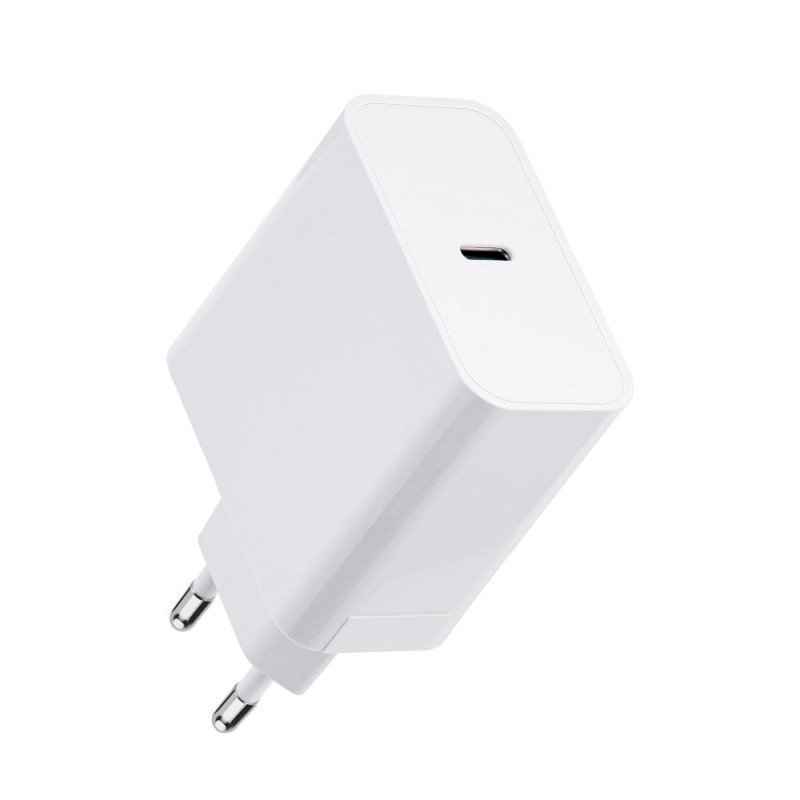 Forcell Φορτιστής Ταξιδίου Με Type C Υποδοχή 3A 45W  Quick Charge 4.0 Λευκό