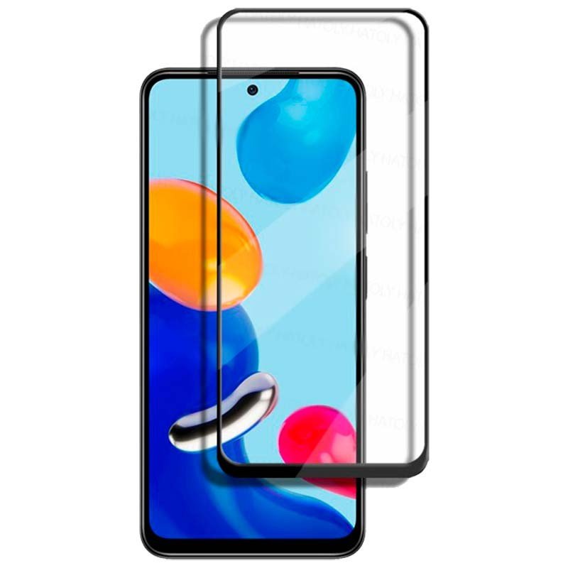 Oem Full Face Tempered glass Box Για  Xiaomi Redmi Note 11 4G ( GLOBAL ) / Redmi Note 11s 4G  Μαύρο