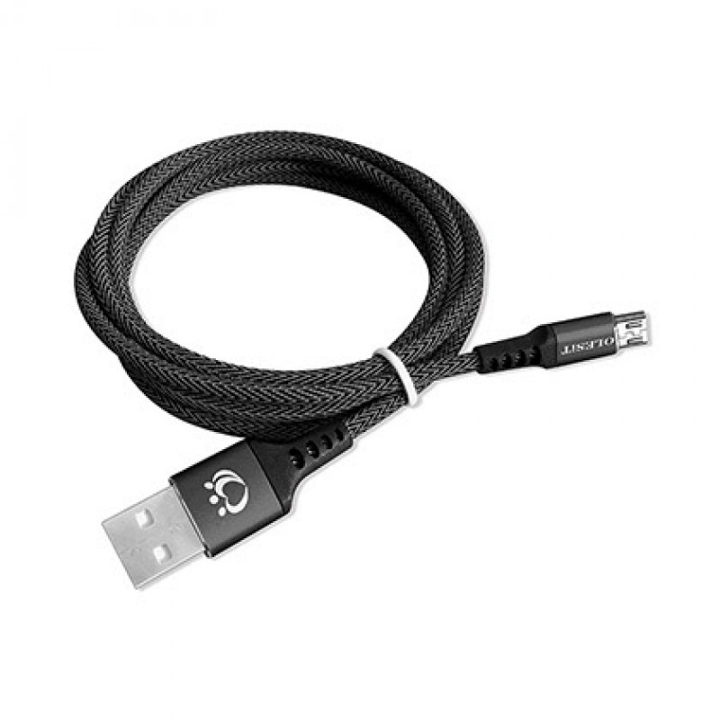 UNS-K166 Ταχείας Φόρτισης  Καλώδιο 1.5 m 5V / 3A Micro USB Μαύρο - Μπλε