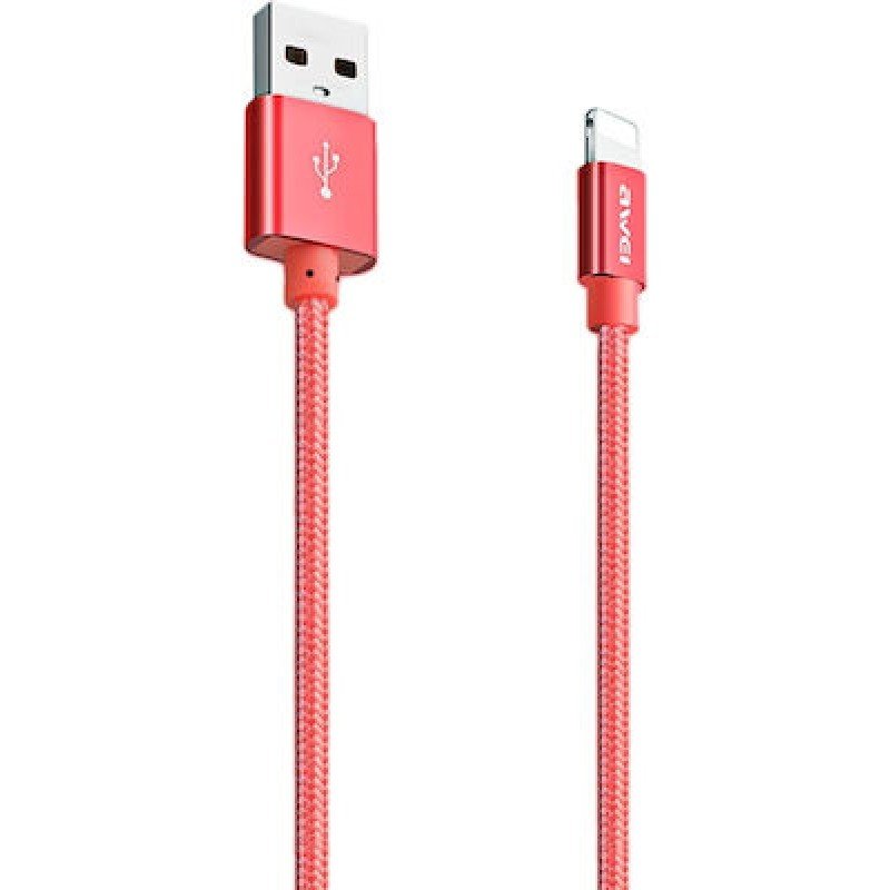 AWEI CL-988 Καλώδιο Usb to Lightning 30 cm Κόκκινο