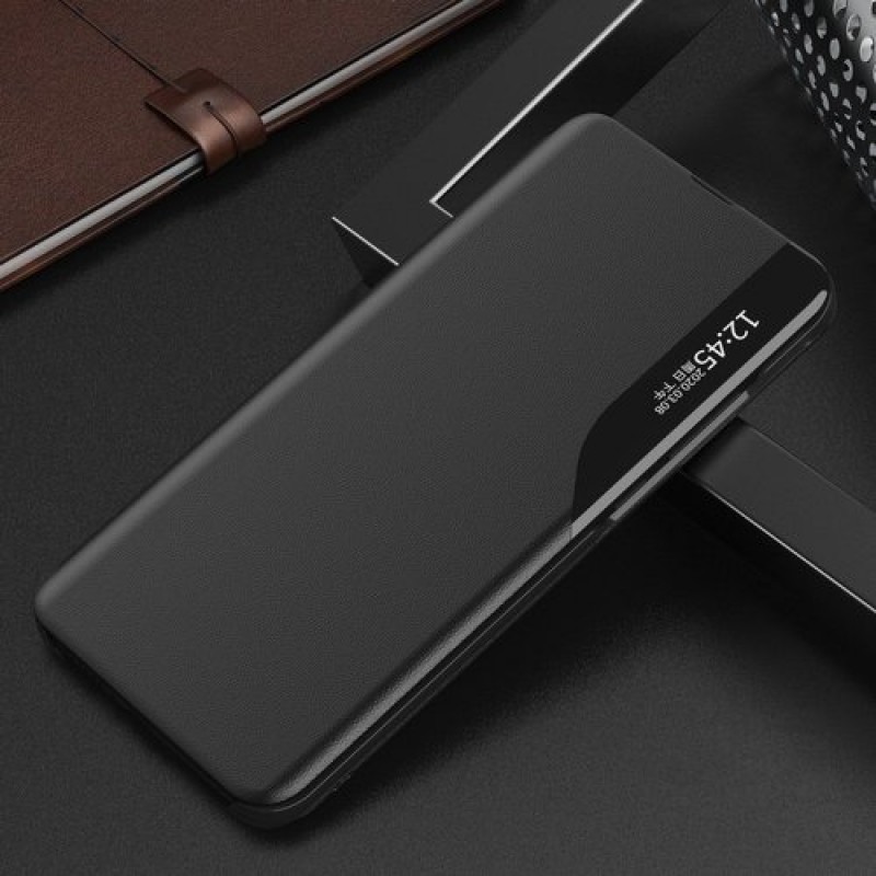 Oem Θήκη Βιβλίο Eco Leather View Case elegant Για Xiaomi Redmi 9A / 9AT / 9i  Μαύρο