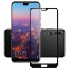 Oem Full Face Tempered glass Box Για   Για Huawei P20  Μαύρο