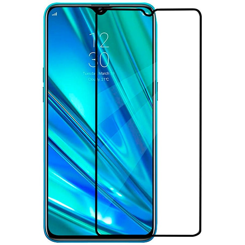  Full Face Tempered glass / Αντιχαρακτικό Γυαλί  Πλήρους Οθόνης 3D Για Realme 5 / 5i / 5s / 6i / C3  