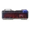 Rebeltec gaming Πληκτρολόγιο DISCOVERY 2 - METAL Με Φωτιζόμενα Πλήκτρα Μαύρο