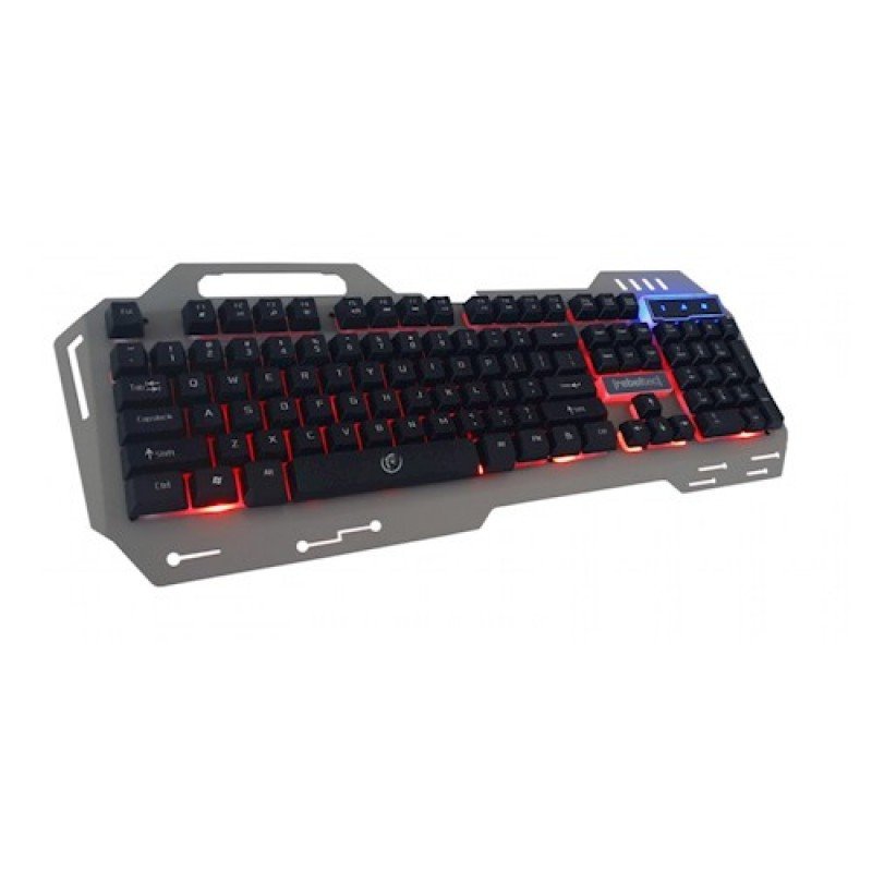 Rebeltec gaming Πληκτρολόγιο DISCOVERY 2 - METAL Με Φωτιζόμενα Πλήκτρα Μαύρο