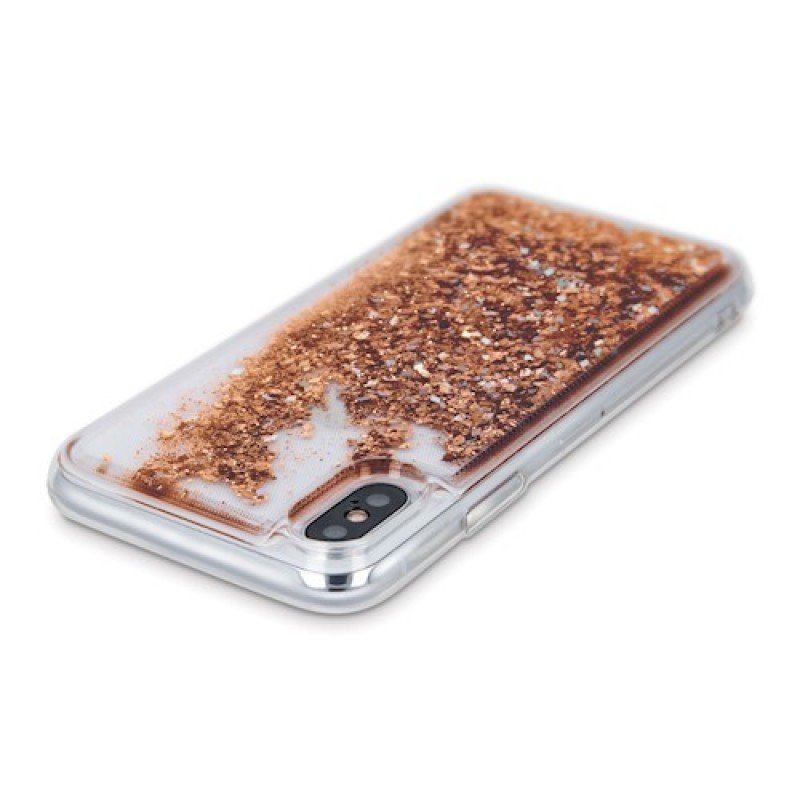 Oem Θήκη TPU Με Υγρό Glitter Για   Xiaomi Redmi 9A / 9AT / 9i  Χρυσό