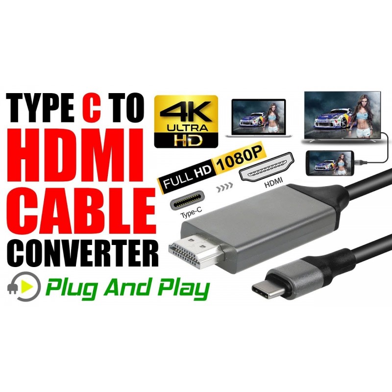 Καλώδιο A41 Type-C Phone to HDTV Adapter Cable 2m