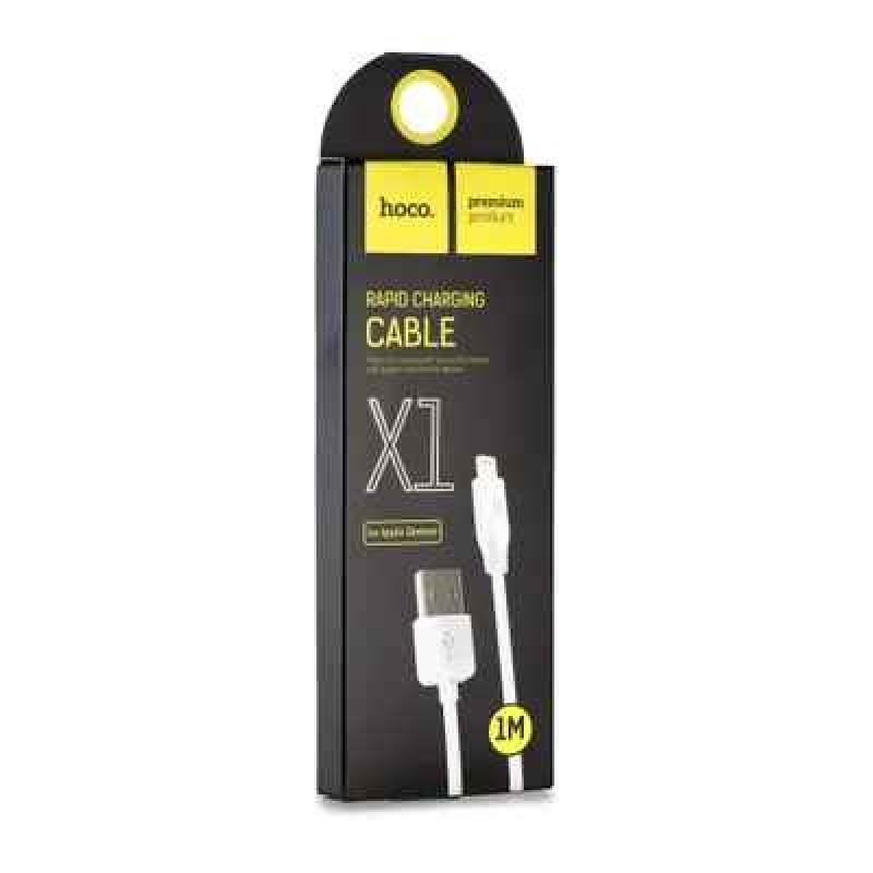 Hoco Regular Fast Lightning USB Data Cable 1m X14 Λευκό