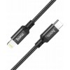 Hoco X14 Regular Fast 20W Type C To Lightning Data Cable 3m Μαύρο