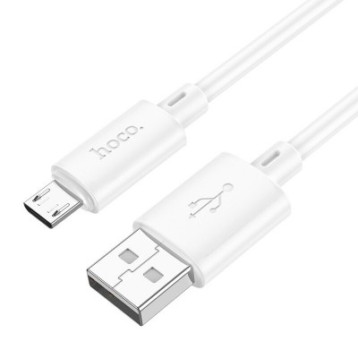 Hoco X88 Καλώδιο Γρήγορη Φόρτιση USB A Σε Micro 2,4A 1 m Λευκό  Hoco X88 Καλώδιο Γρήγορη Φόρτιση USB A Σε Micro 2,4A 1 m Λευκό