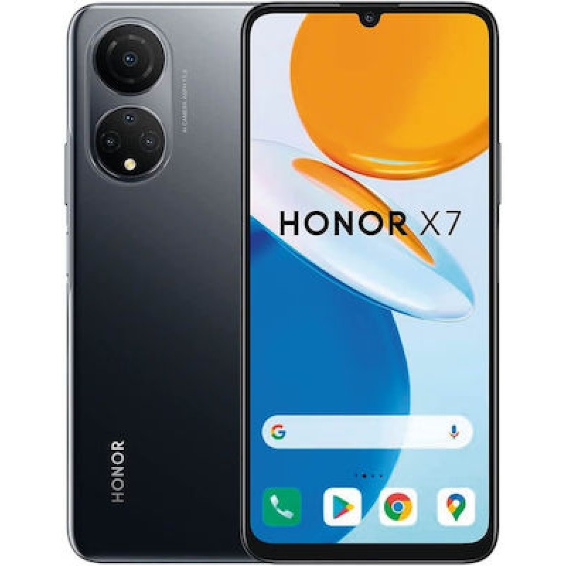 Oem Full Face Tempered glass Για Honor X7 Μαύρο