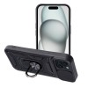 Oem Θήκη Slide Armor Back Cover Για Apple iPhone 15 5G 6,1" Με Προστασία Κάμερας Μαύρο