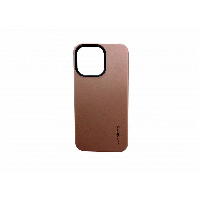 Oem Θήκη Motomo Back Cover Για Apple iPhone 15 Pro 5G 6,1" Ροζ - Χρυσό