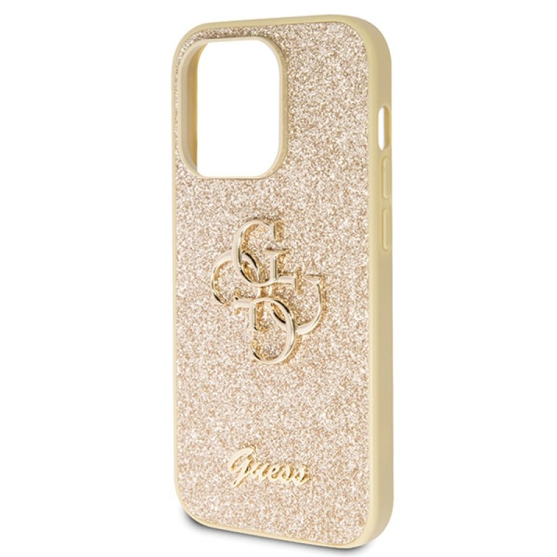 Guess Θήκη hardcase GUHCP16XHG4SGD Για Apple iPhone 16 Pro Max 5G 6,9" Fixed Glitter Big 4G Χρυσό