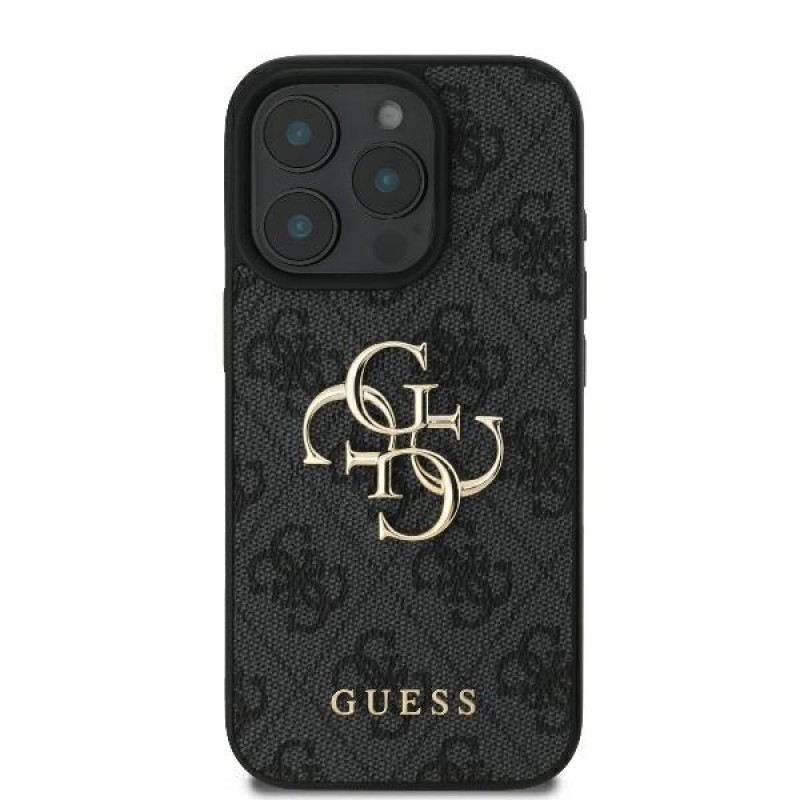 Guess Θήκη hardcase GUHCP16X4GMGGR Για Apple iPhone 16 Pro Max 5G 6,9" 4G Big Logo Μαύρο