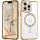 Oem Θήκη Back Cover Electro Magsafe Bling Για Apple iPhone 16 Pro 5G 6,3" Χρυσό