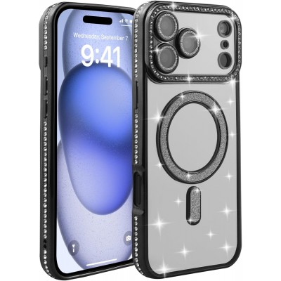 Oem Θήκη Back Cover Electro Magsafe Bling Για Apple iPhone 17 Pro 5G 6,3" Μαύρο Oem Θήκη Back Cover Electro Magsafe Bling Για Apple iPhone 17 Pro 5G 6,3" Μαύρο