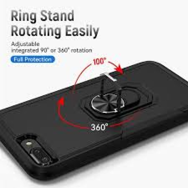 Oem Θήκη Armor Με Ring Stand TPU Case Για Apple iPhone 7 / 8 / SE 2020 / SE 2022 Κόκκινο