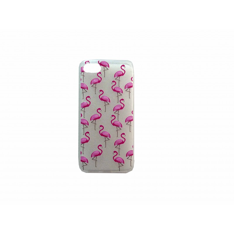 OEM Θήκη Σιλικόνης Διάφανη Με Σχέδιο Flamingo Για Apple iPhone 7 / 8 / SE 2020 / SE 2022  Σχέδια