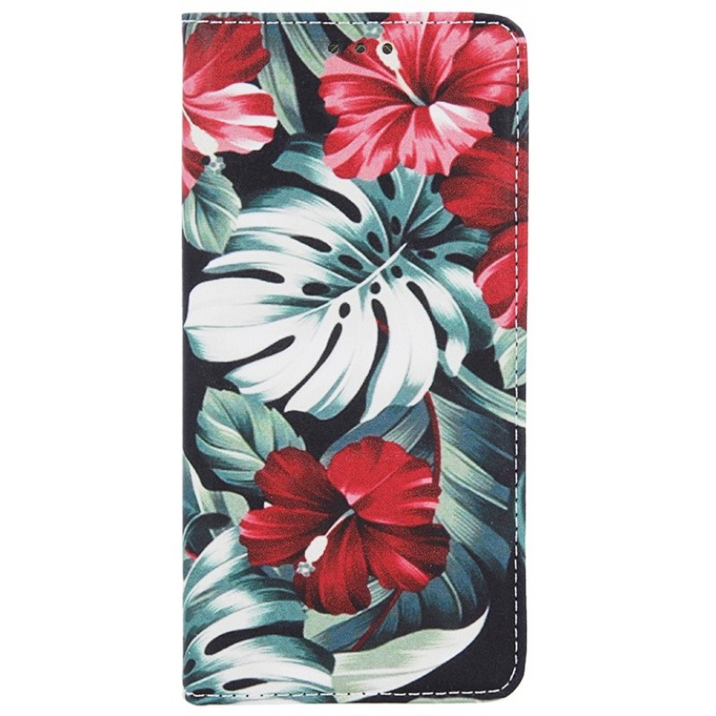 Oem Θήκη Βιβλίο Smart Trendy case Red Flower ΓΙΑ Apple iPhone 13 Pro Max 6.7"