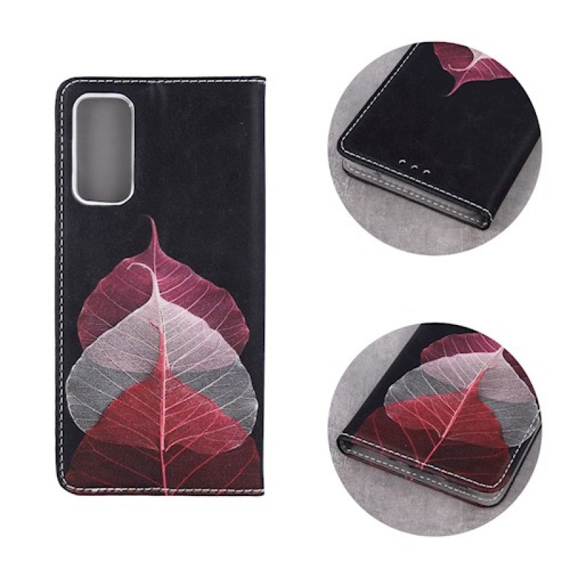 Oem Θήκη Βιβλίο Smart Magnet Trendy Willow Leaves Για Apple iPhone 13 Pro 6.1"