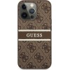 Guess case for Apple iPhone 11 Pro GUHCN584GDBR brown hard case Printed Stripe  Καφέ