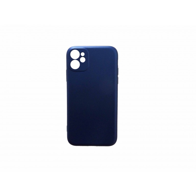 Oem Back Cover Silicone Soft 2,0 mm Για Apple iPhone 11 Metallic Μπλε