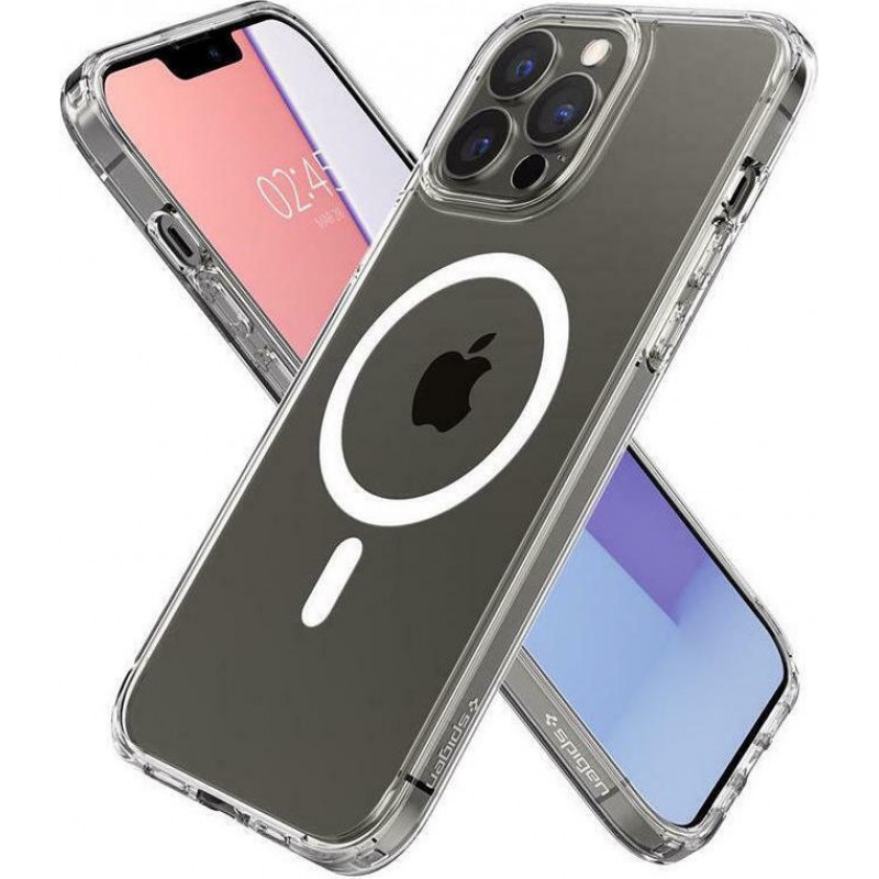 Spigen Ultra Hybrid MagSafe Compatible Back Cover Σιλικόνης Για Apple iPhone 15 Pro 5G 6,1" Λευκό